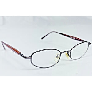 Foster Grant PF1008 Rectangular Full Rim Brown Black Eyeglasses Frames Only